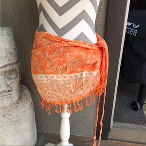 Orange sarong!